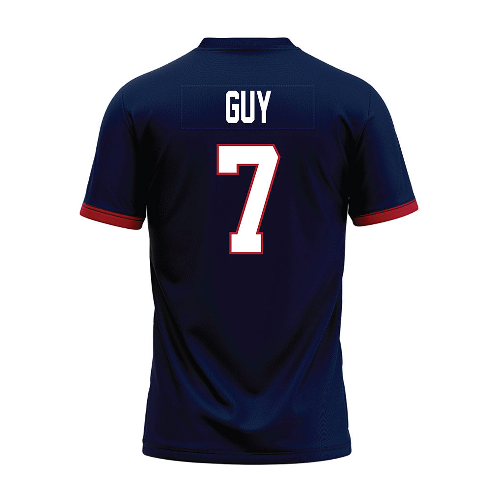 Liberty - NCAA Football : Izaiah Guy - Navy Premium Football Jersey-1