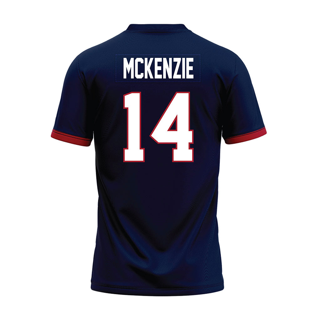 Liberty - NCAA Football : Elijah McKenzie - Navy Premium Football Jersey-1