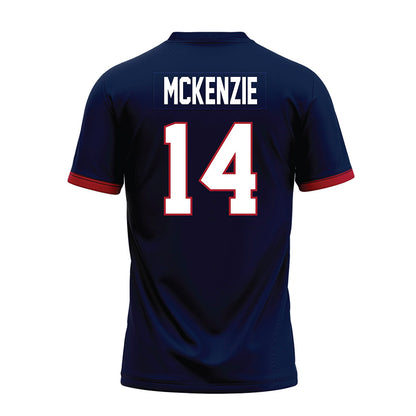 Liberty - NCAA Football : Elijah McKenzie - Navy Premium Football Jersey-1