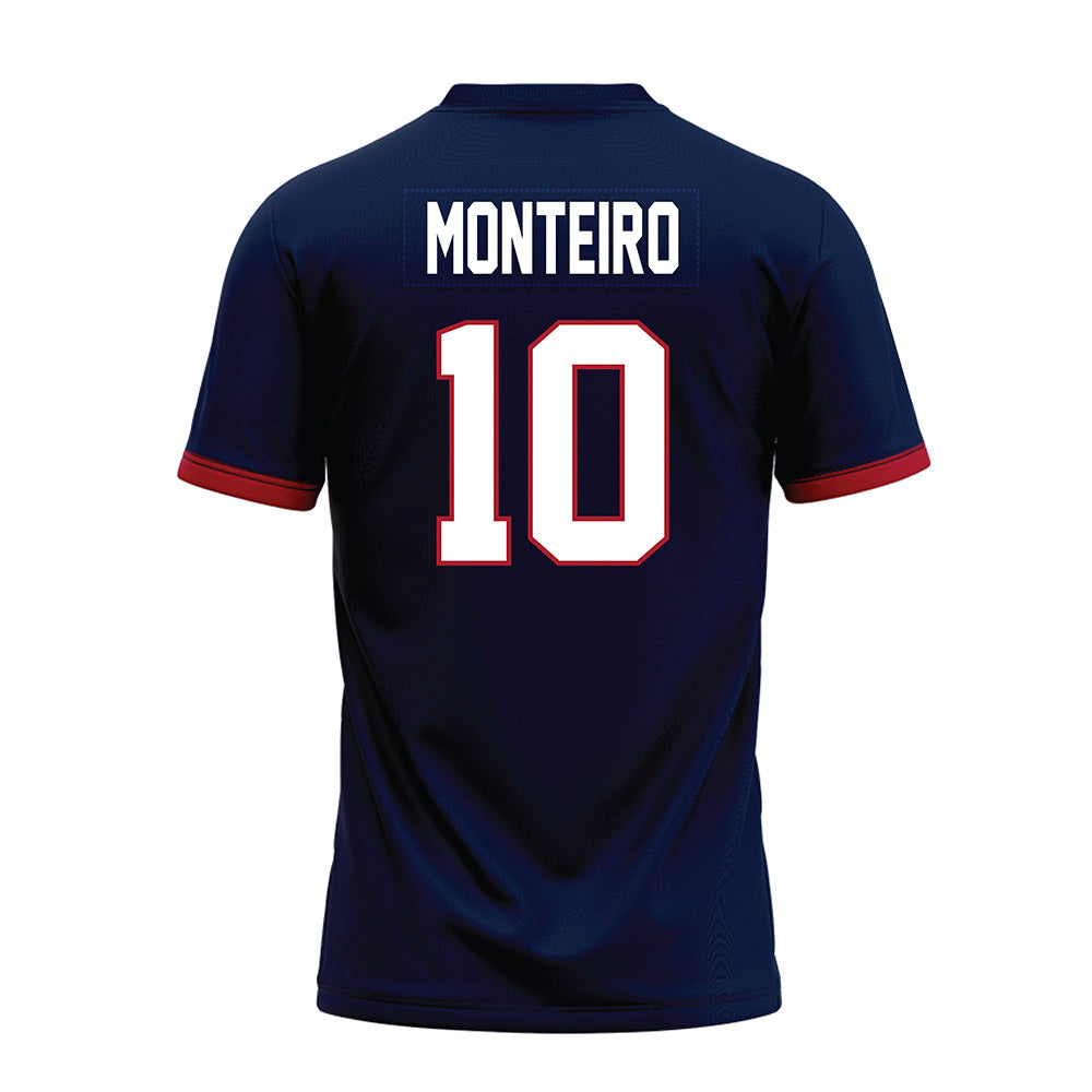 Liberty - NCAA Football : Jon Monteiro - Navy Premium Football Jersey-1