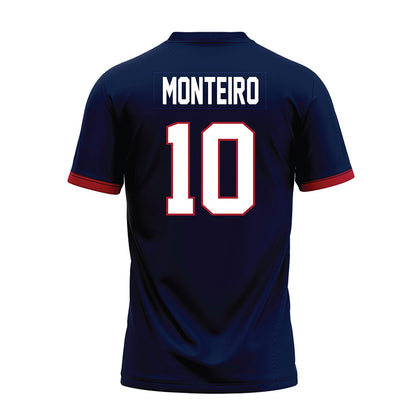 Liberty - NCAA Football : Jon Monteiro - Navy Premium Football Jersey-1