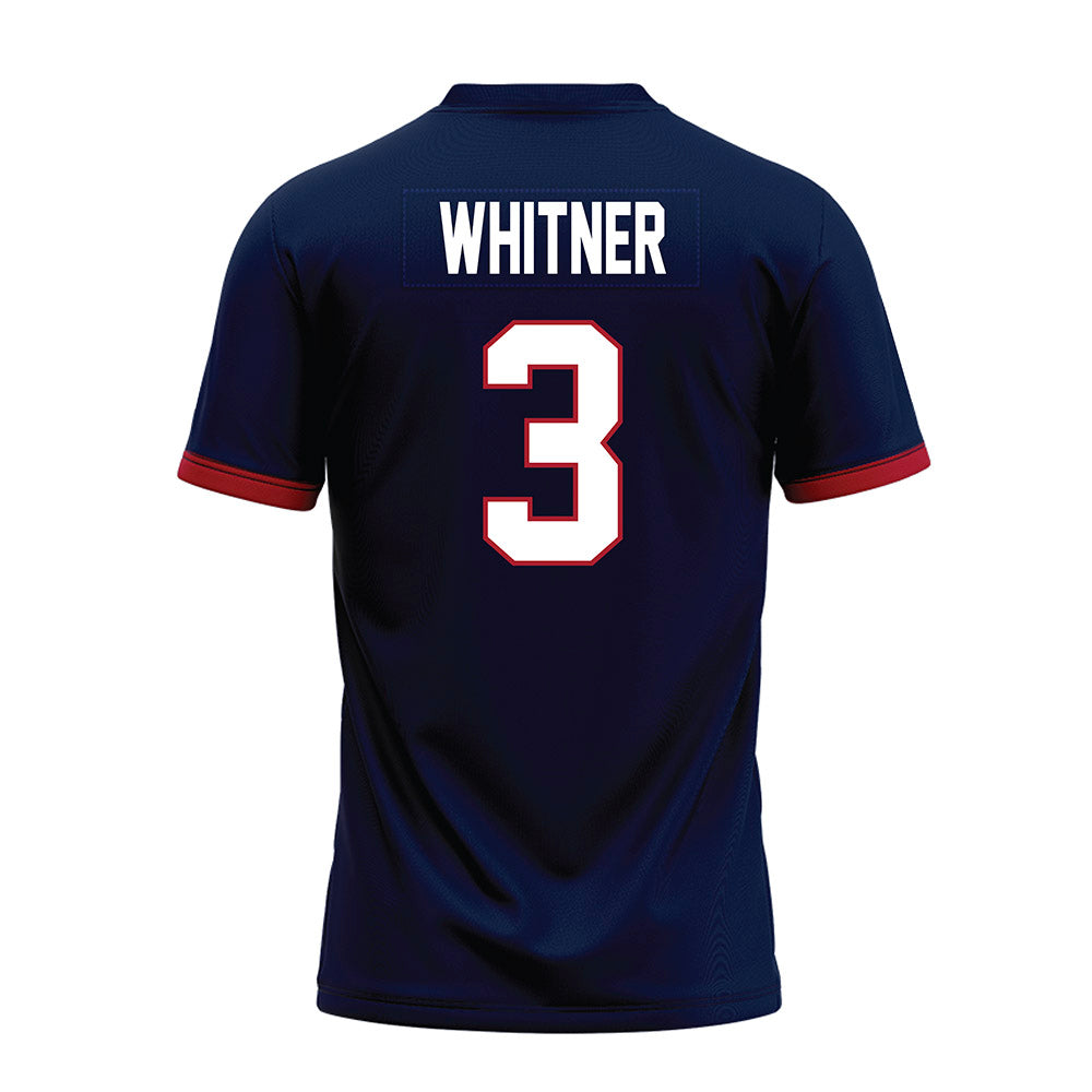 Liberty - NCAA Football : Ashton Whitner - Navy Premium Football Jersey-1