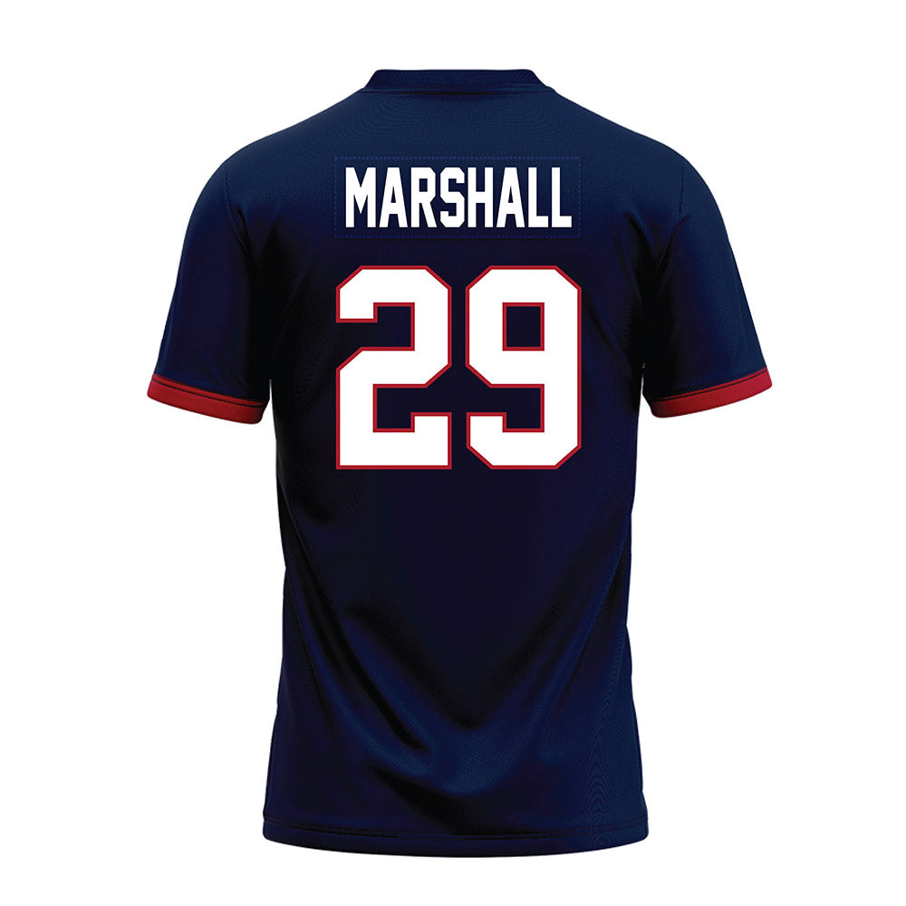 Liberty - NCAA Football : Justin Marshall - Navy Premium Football Jersey-1