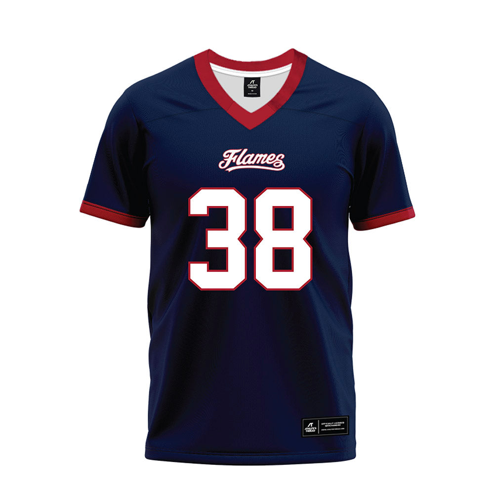 Liberty - NCAA Football : Tre Lawing - Navy Premium Football Jersey-0