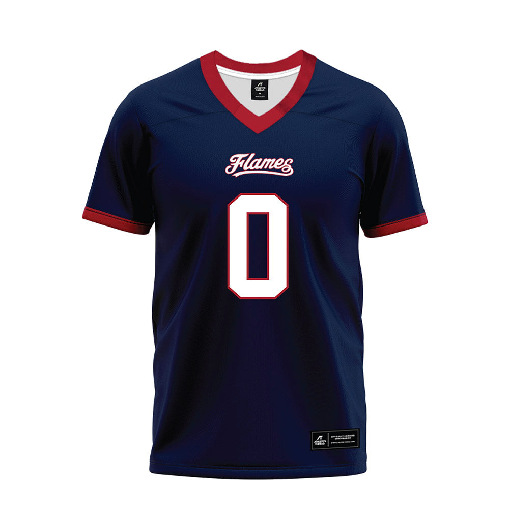 Liberty - NCAA Football : D-Icey Hopkins - Navy Premium Football Jersey-0