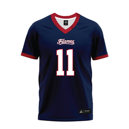 Liberty - NCAA Football : Lorenzo Payne IV - Navy Premium Football Jersey-0