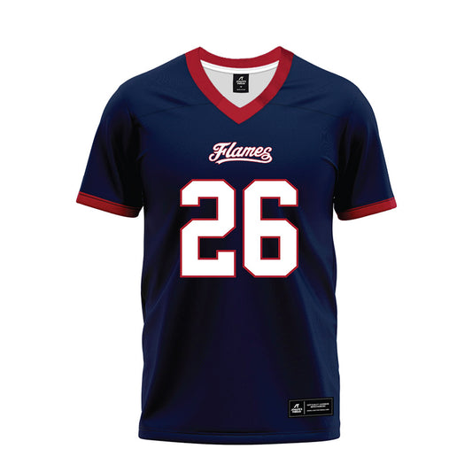 Liberty - NCAA Football : Jaylin Belford - Navy Premium Football Jersey-0