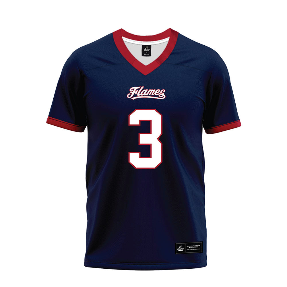 Liberty - NCAA Football : Jamari Person - Navy Premium Football Jersey-0