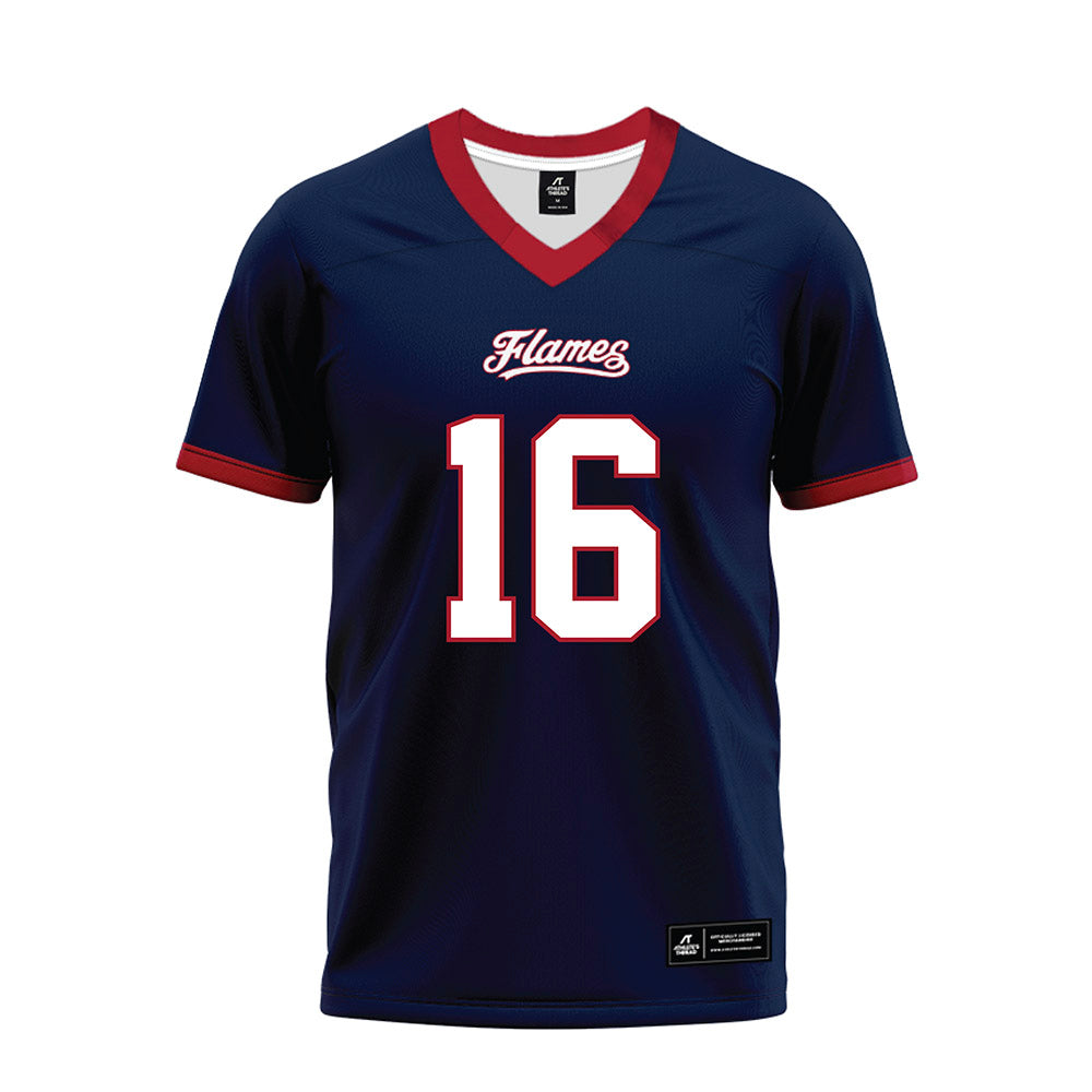 Liberty - NCAA Football : Tyrell Gainey - Navy Premium Football Jersey-0