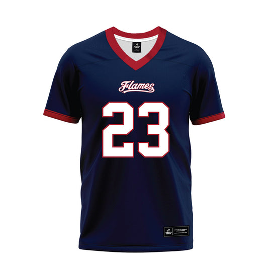 Liberty - NCAA Football : Cameron Wood - Navy Premium Football Jersey-0