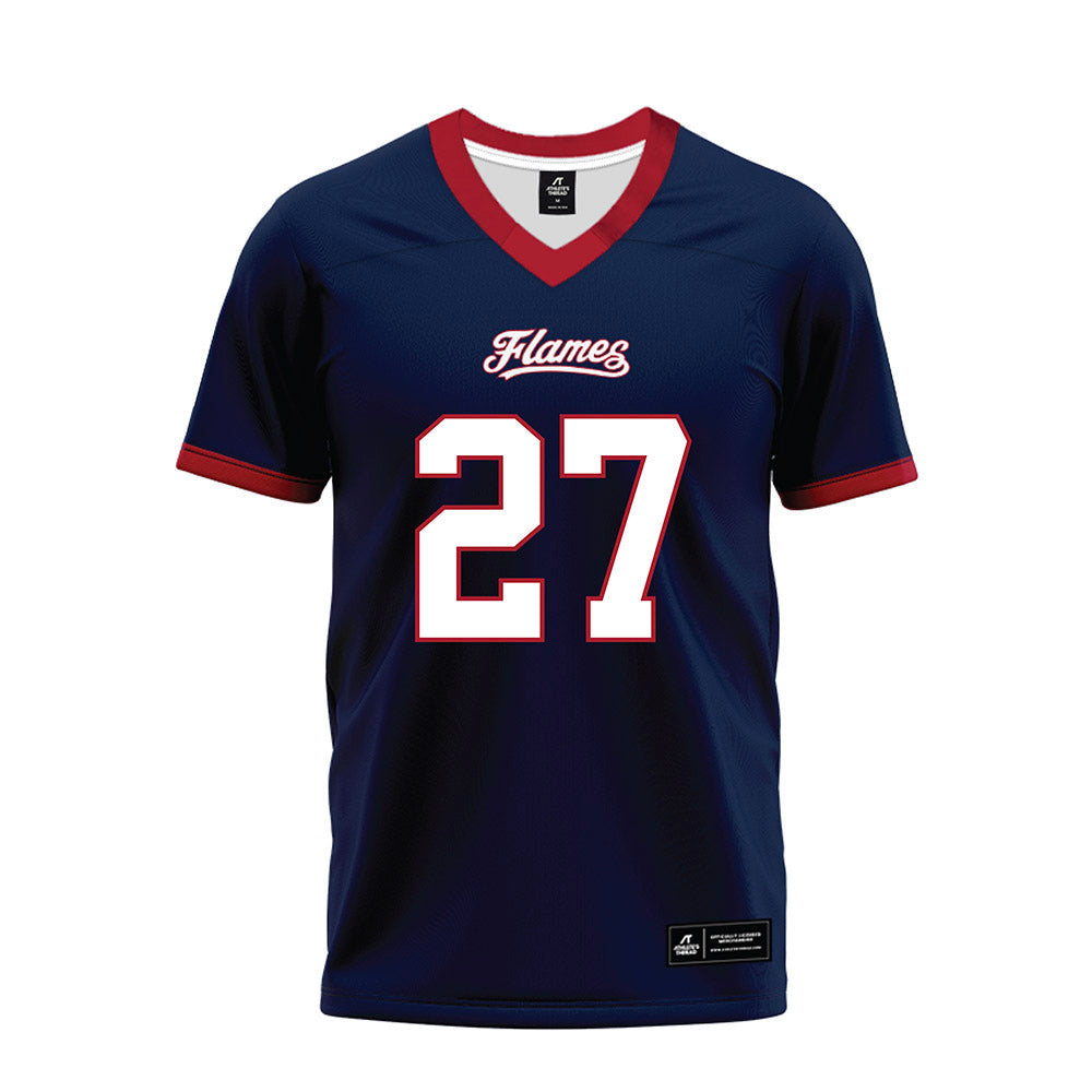 Liberty - NCAA Football : Clay Shepler - Navy Premium Football Jersey-0
