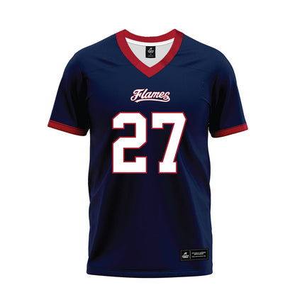 Liberty - NCAA Football : Clay Shepler - Navy Premium Football Jersey-0
