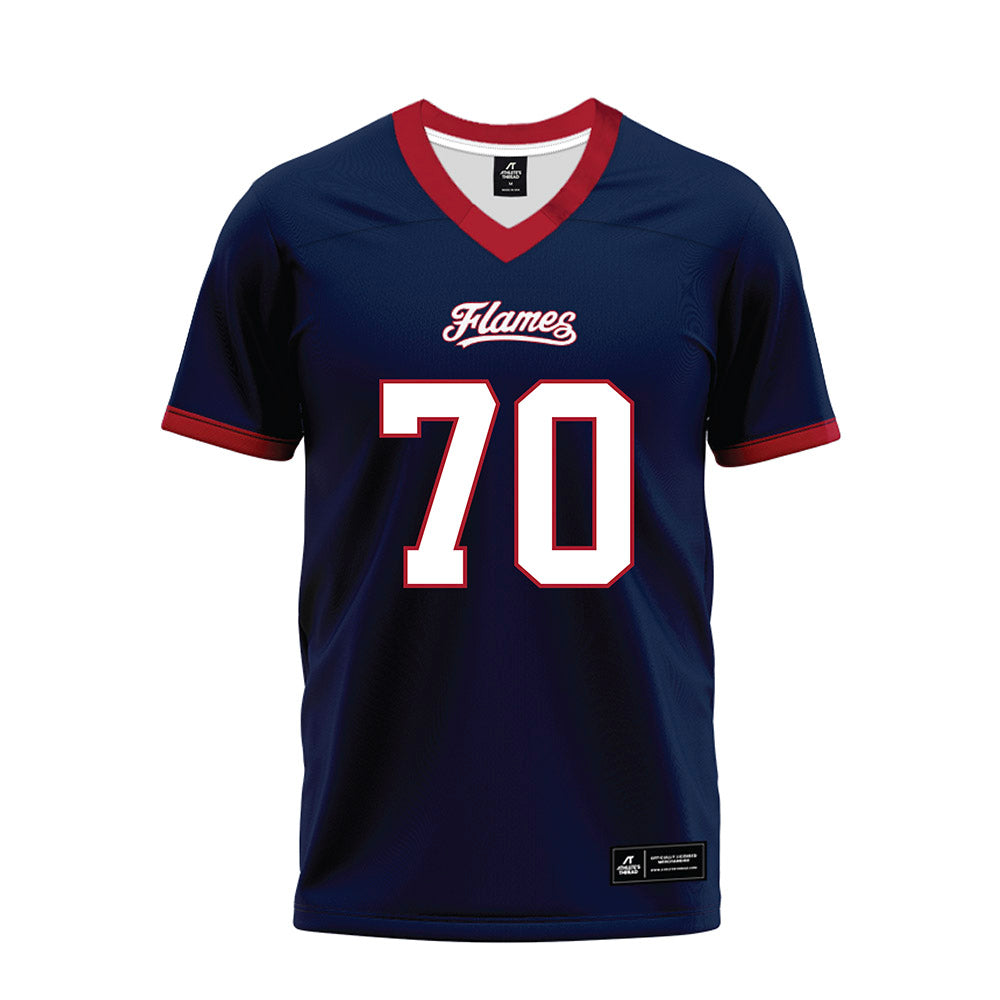 Liberty - NCAA Football : Austin Anderson - Navy Premium Football Jersey-0