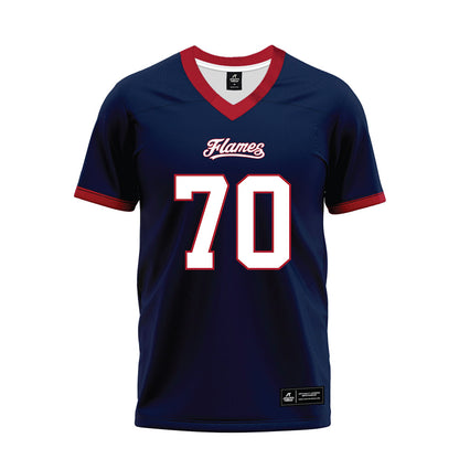Liberty - NCAA Football : Austin Anderson - Navy Premium Football Jersey-0