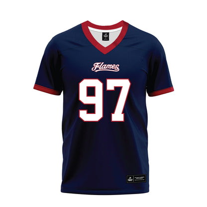 Liberty - NCAA Football : Mike Jarvis - Navy Premium Football Jersey