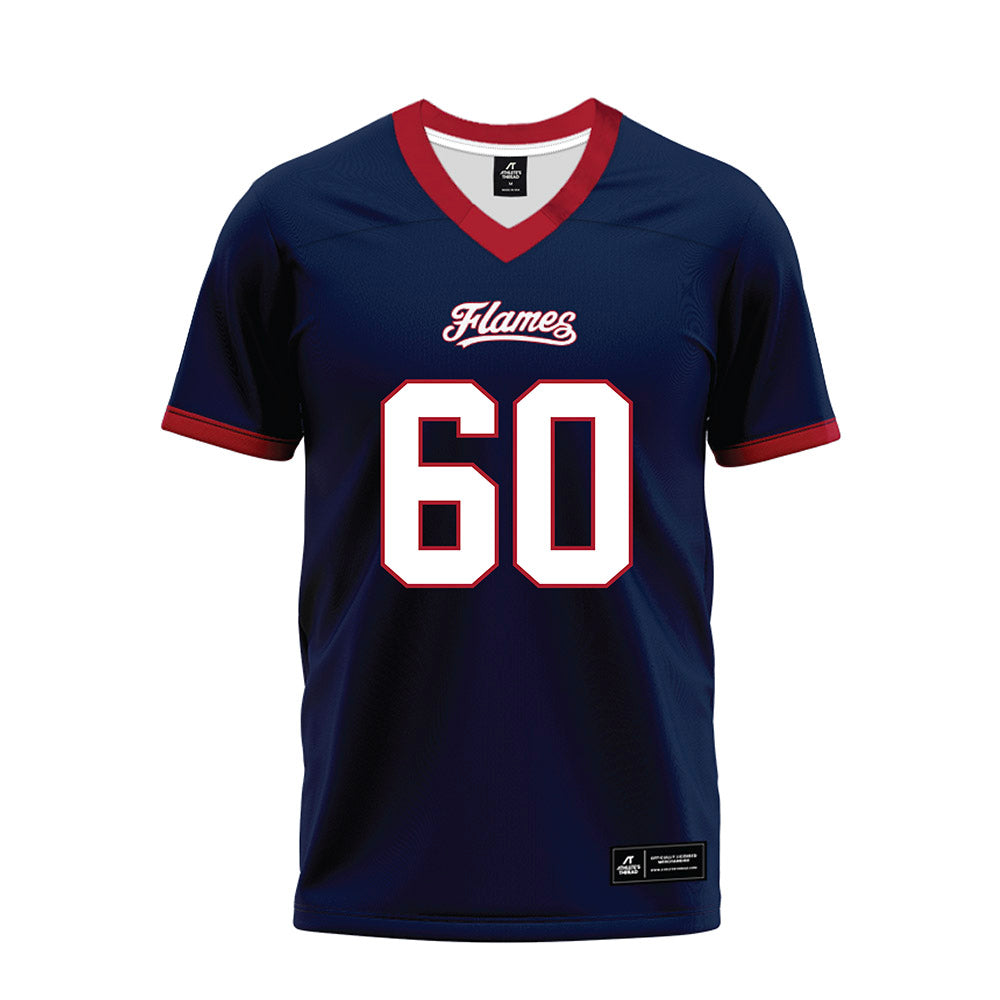Liberty - NCAA Football : Joep Engbers - Navy Premium Football Jersey-0