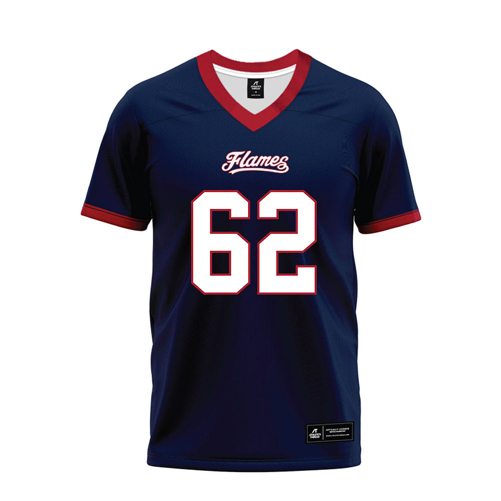 Liberty - NCAA Football : Blake Martin - Navy Premium Football Jersey-0