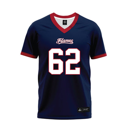 Liberty - NCAA Football : Blake Martin - Navy Premium Football Jersey-0