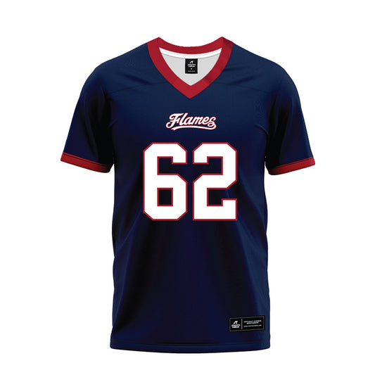 Liberty - NCAA Football : Blake Martin - Navy Premium Football Jersey-0