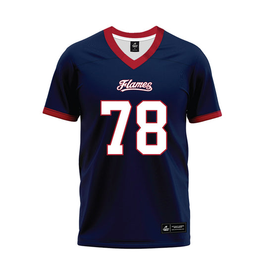 Liberty - NCAA Football : Joseph Morris - Navy Premium Football Jersey-0