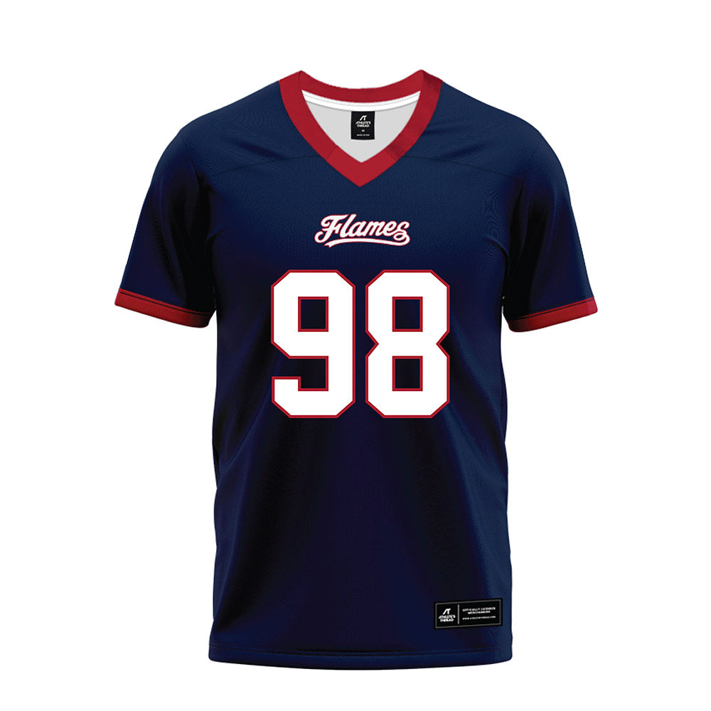 Liberty - NCAA Football : Austin Tremblay - Navy Premium Football Jersey-0