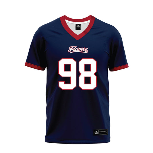 Liberty - NCAA Football : Austin Tremblay - Navy Premium Football Jersey-0