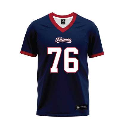 Liberty - NCAA Football : Gabe Smith - Navy Premium Football Jersey-0