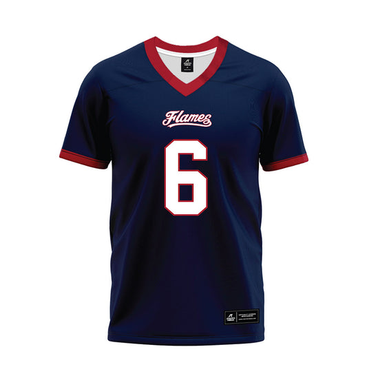 Liberty - NCAA Football : Micah Pollard - Navy Premium Football Jersey-0