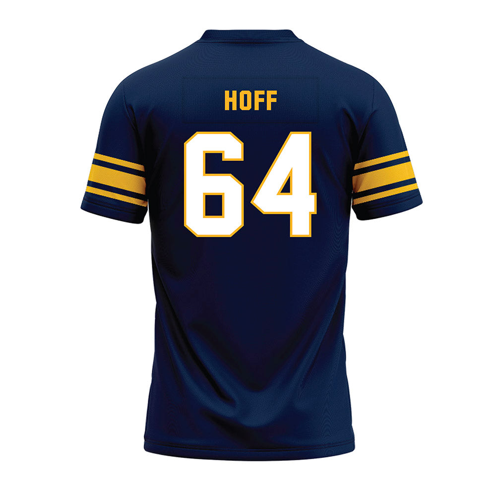 UW Eau Claire - NCAA Football : Matthew Hoff - Navy Premium Football Jersey-1