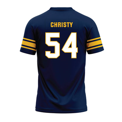 UW Eau Claire - NCAA Football : Keagan Christy - Navy Premium Football Jersey-1