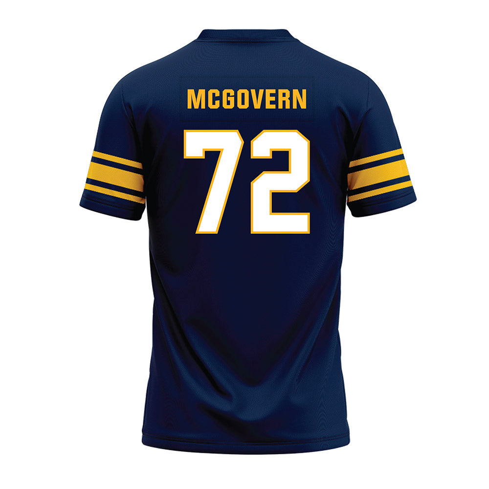 UW Eau Claire - NCAA Football : Jimmy McGovern - Navy Premium Football Jersey