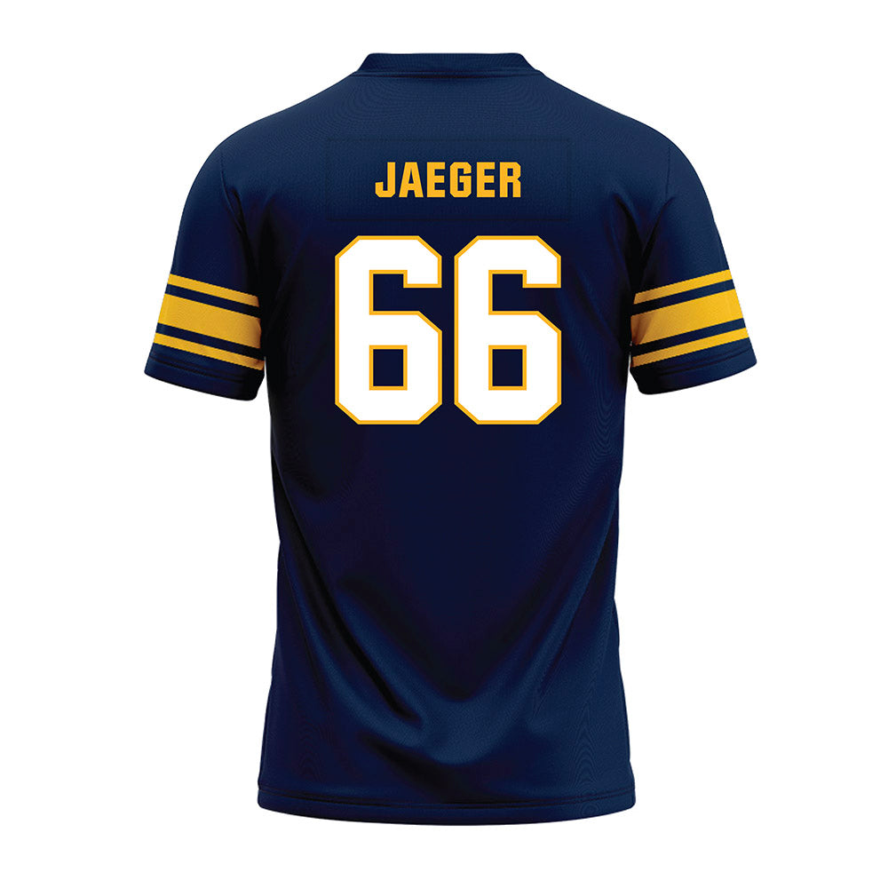 UW Eau Claire - NCAA Football : Weston Jaeger - Navy Premium Football Jersey-1