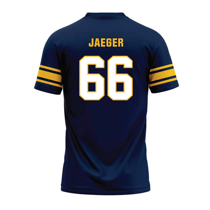 UW Eau Claire - NCAA Football : Weston Jaeger - Navy Premium Football Jersey-1