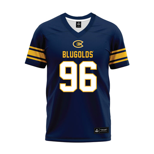 UW Eau Claire - NCAA Football : Kevin Hippner - Navy Premium Football Jersey-0