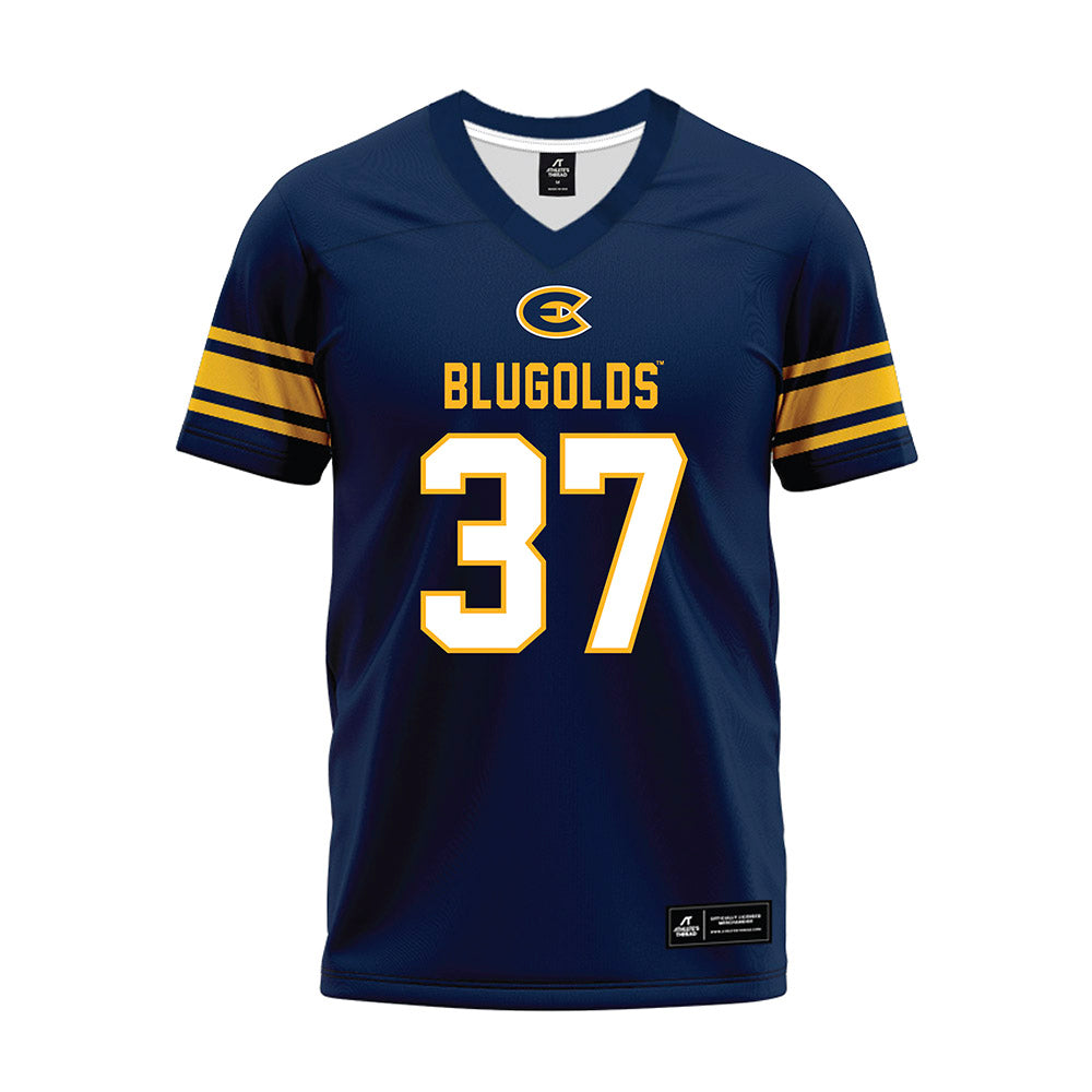 UW Eau Claire - NCAA Football : Nolan Roehl - Navy Premium Football Jersey-0
