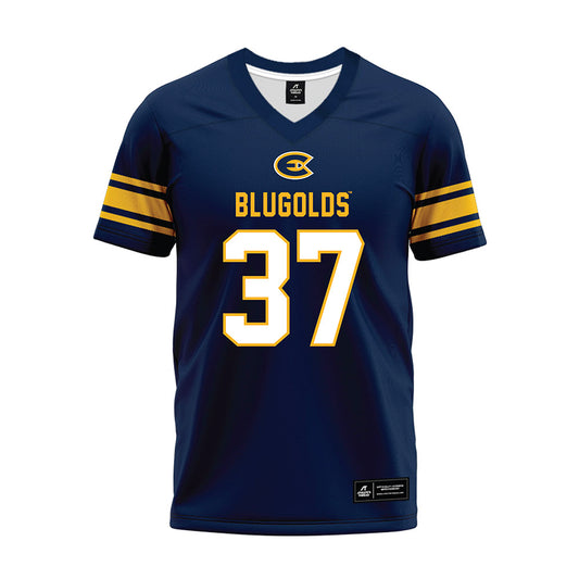 UW Eau Claire - NCAA Football : Nolan Roehl - Navy Premium Football Jersey-0