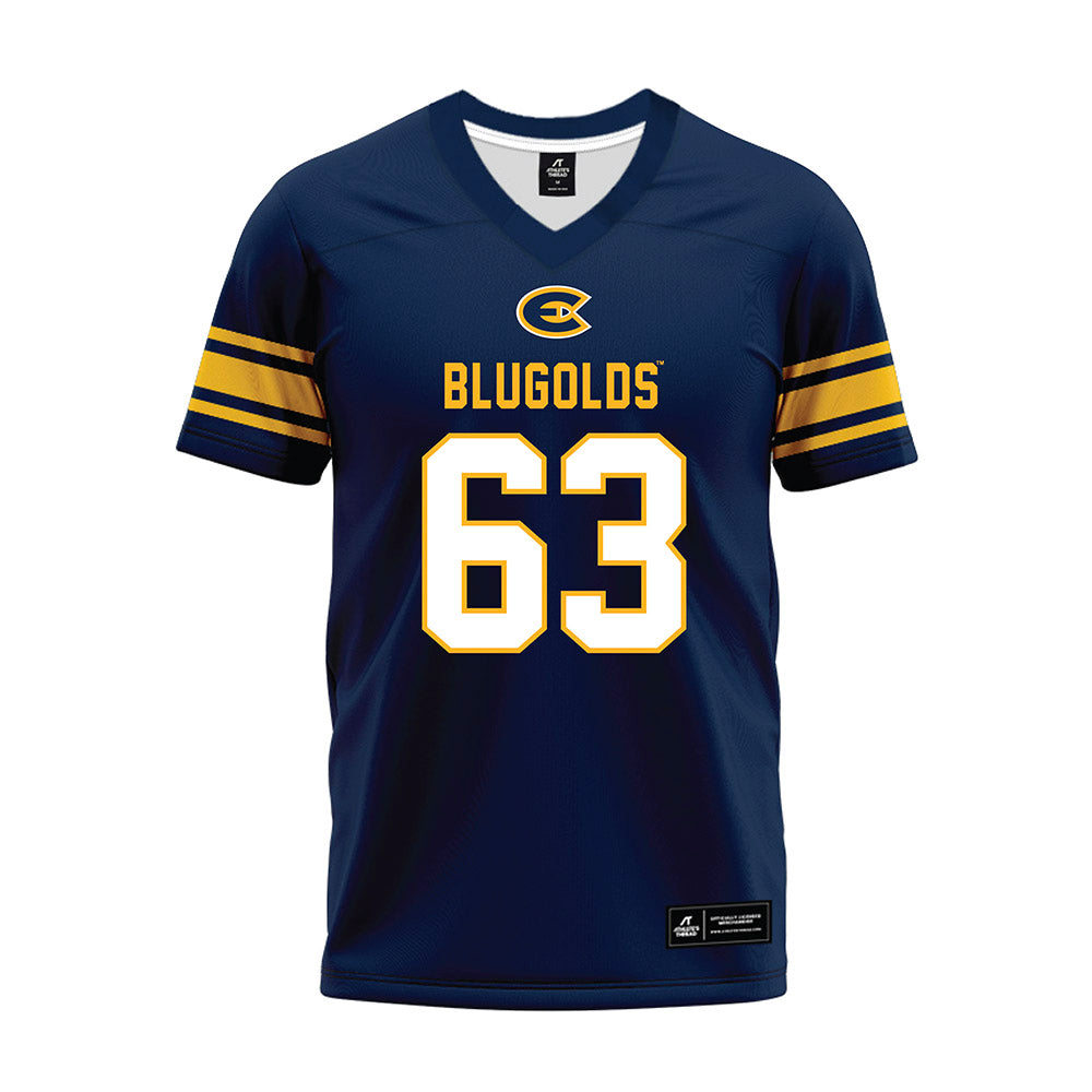 UW Eau Claire - NCAA Football : Blake Fayerweather - Navy Premium Football Jersey-0