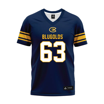 UW Eau Claire - NCAA Football : Blake Fayerweather - Navy Premium Football Jersey-0
