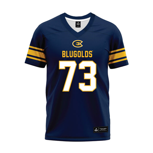 UW Eau Claire - NCAA Football : Andrew Kellington - Navy Premium Football Jersey-0