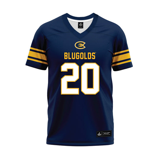 UW Eau Claire - NCAA Football : LJ Terlizzi - Navy Premium Football Jersey-0