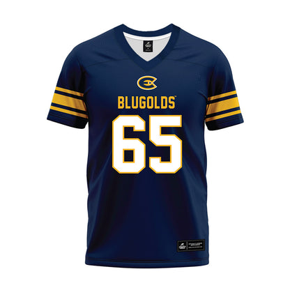UW Eau Claire - NCAA Football : Alex Rack - Navy Premium Football Jersey-0