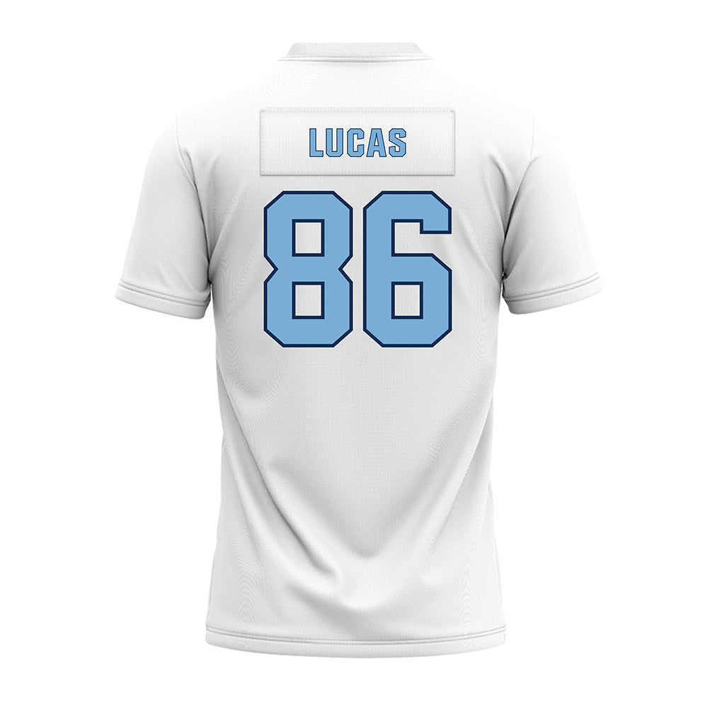 The Citadel - NCAA Football : Noah Lucas - White Premium Football Jersey-1
