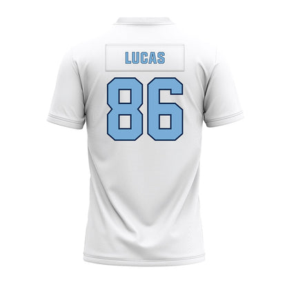 The Citadel - NCAA Football : Noah Lucas - White Premium Football Jersey-1