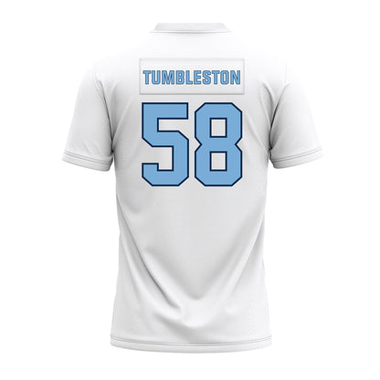 The Citadel - NCAA Football : Andrew Tumbleston - White Premium Football Jersey-1