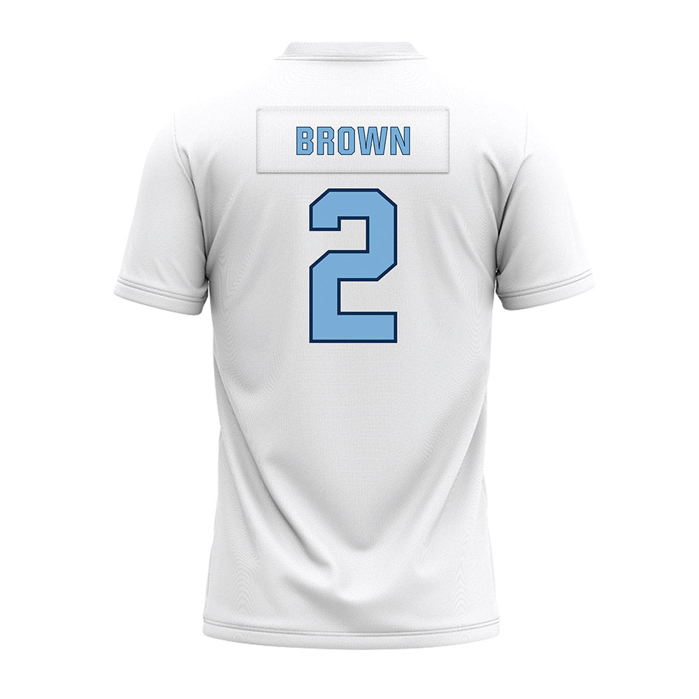 The Citadel - NCAA Football : Zyion Brown - White Premium Football Jersey-1