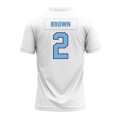 The Citadel - NCAA Football : Zyion Brown - White Premium Football Jersey-1