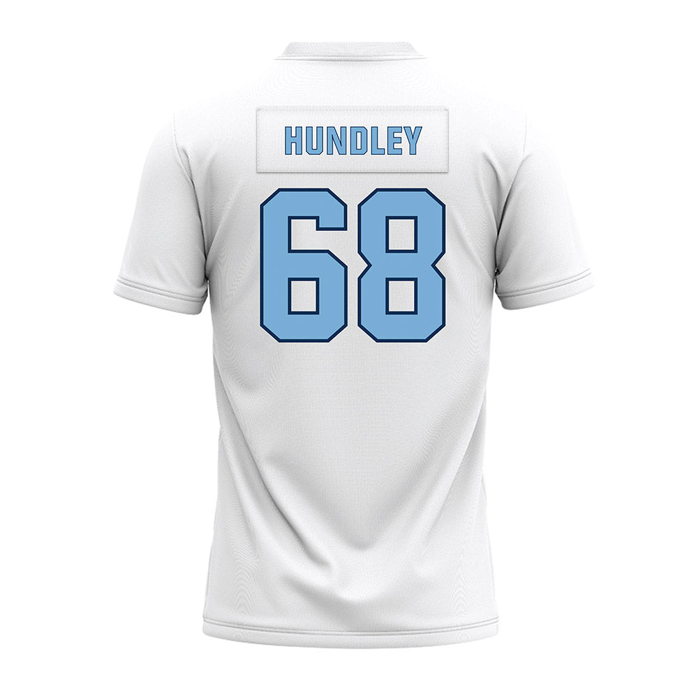 The Citadel - NCAA Football : Brock Hundley - White Premium Football Jersey-1