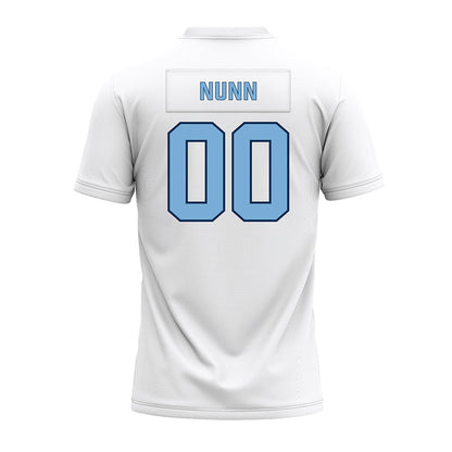 The Citadel - NCAA Football : Christopher Nunn - White Premium Football Jersey-1