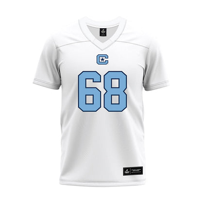 The Citadel - NCAA Football : Brock Hundley - White Premium Football Jersey-0