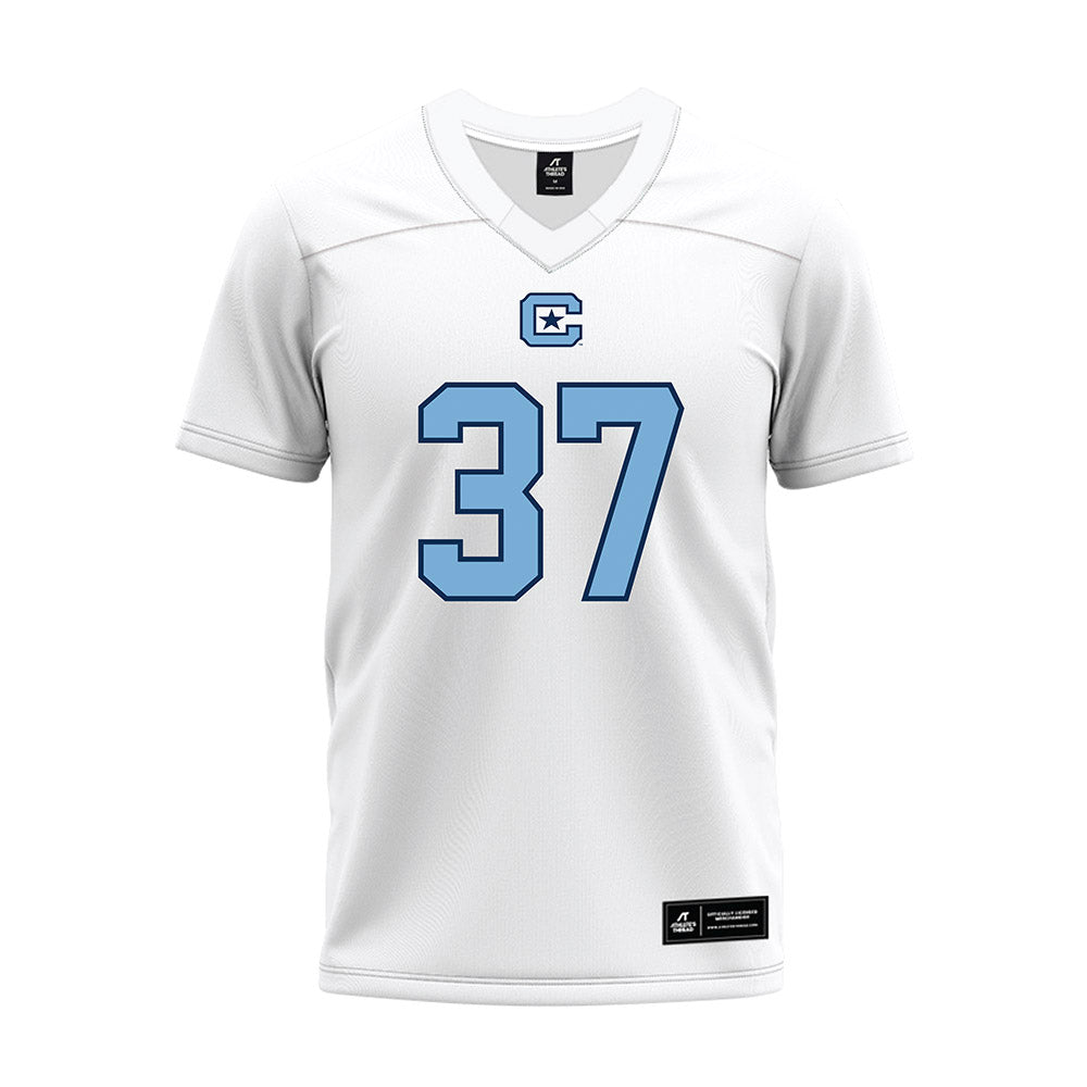 The Citadel - NCAA Football : Wynn Meetze - White Premium Football Jersey-0